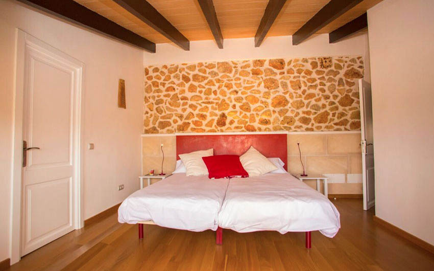 The Mallorcan Family Farmhouse Master Double Bedroom with The Little Voyager