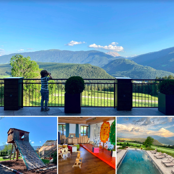 Picture collage of the South Tyrolean Panorama Retreat