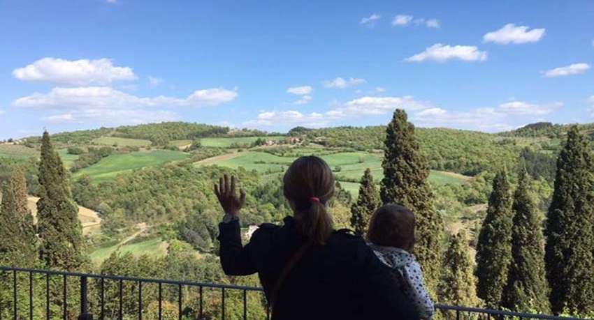 Stunning Views in Tuscany with The Little Voyager