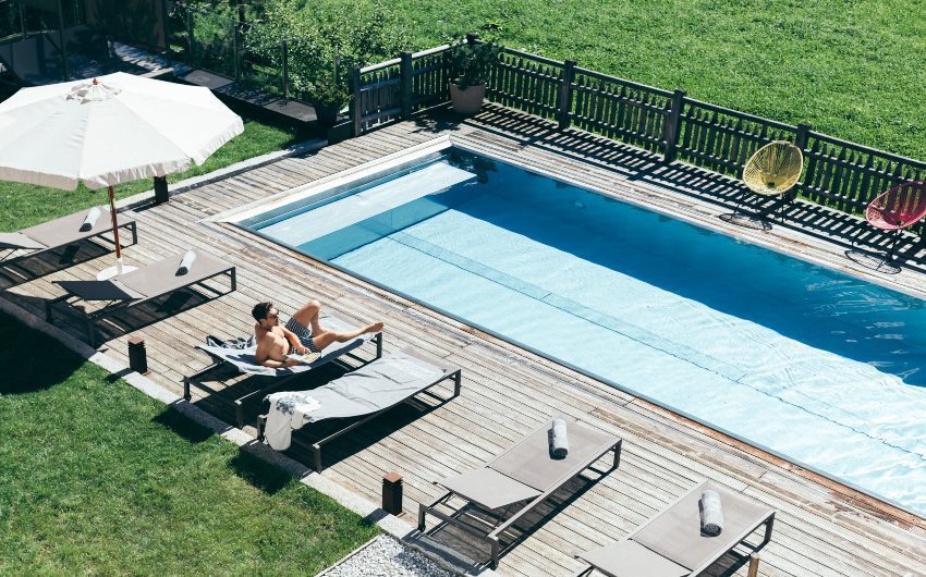 Pool at the Austrian Alpine Apartments