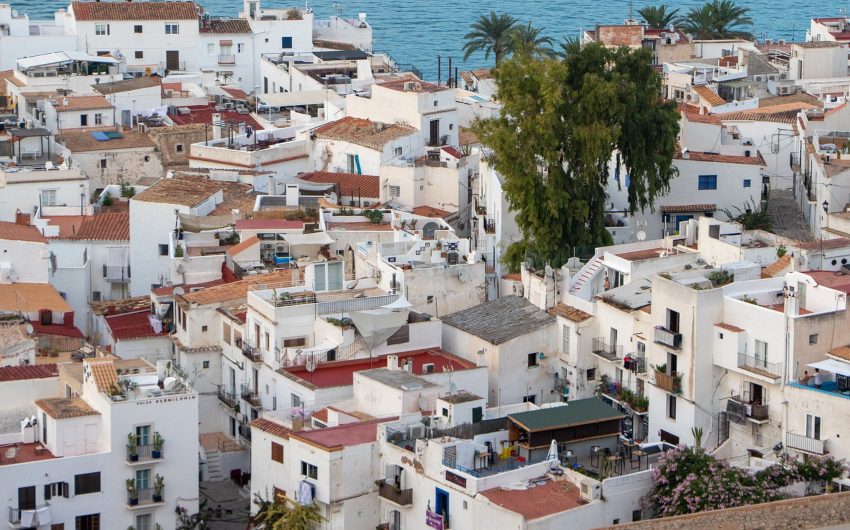 roof tops in Ibiza town