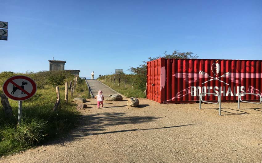 Schleswig Beach and The Little Voyager