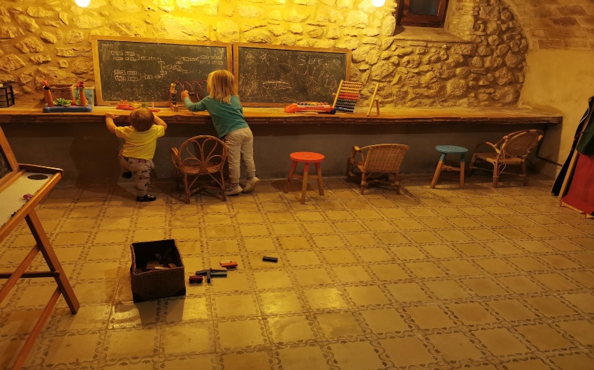 Playroom at the Catalan Farmhouse