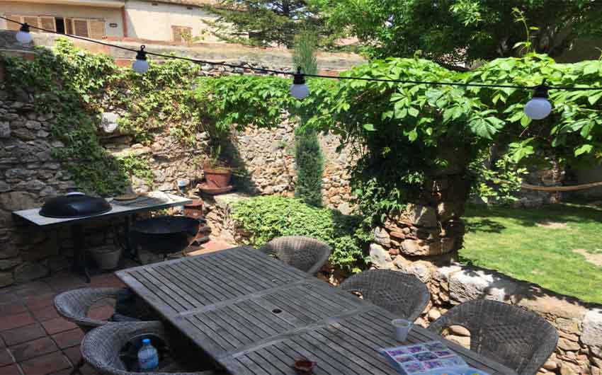 Catalan Farmhouse Garden Eating Area