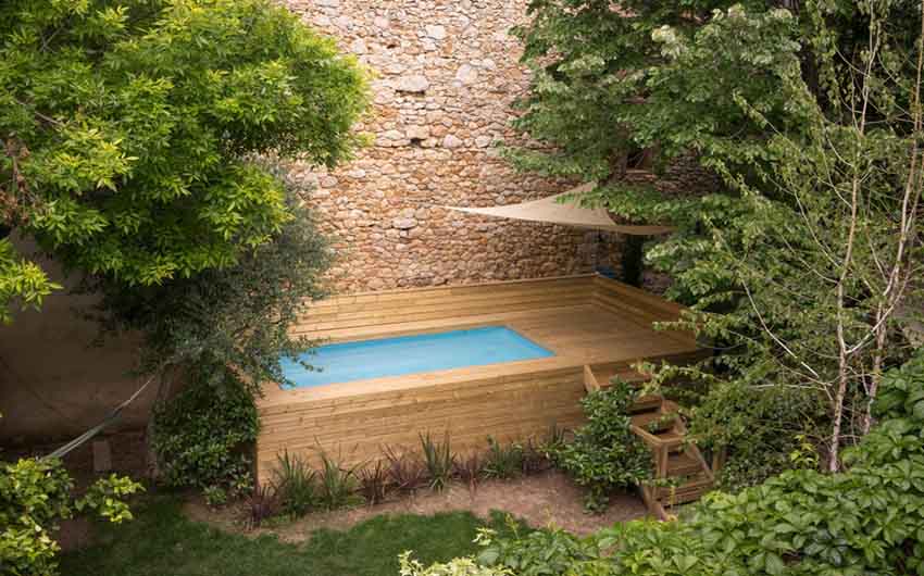 The Catalan Farmhouse Pool with The Little Voyager