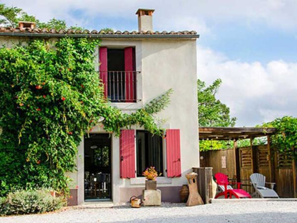 The French Country Boutique Houses Facade with The Little Voyager