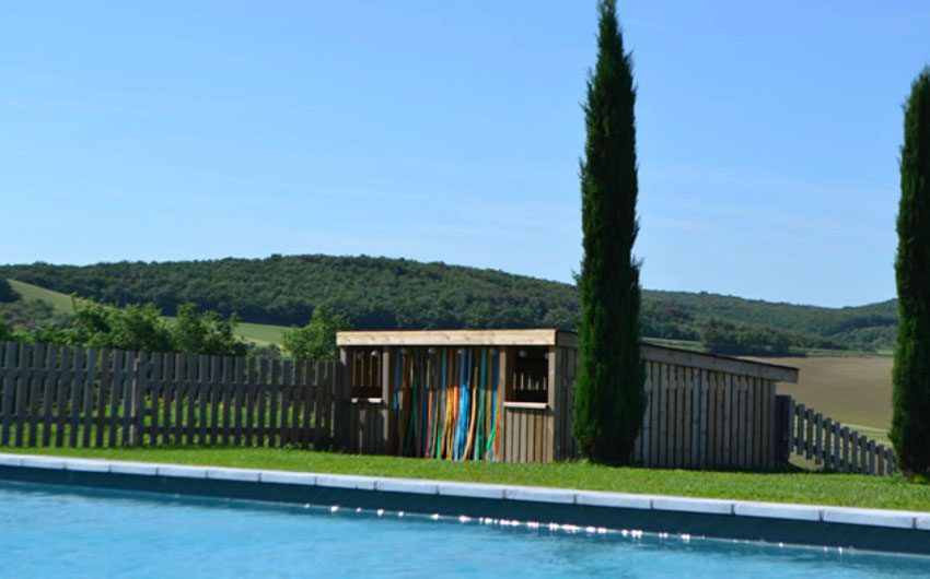 French Country Chic Swimming Pool with The Little Voyager