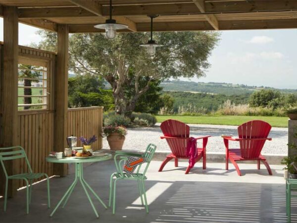 French Country Chic Terrace with The Little Voyager