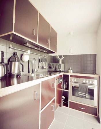 German Farmhouse Apartments Kitchen
