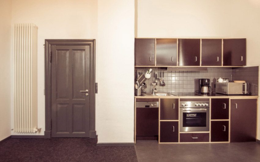 German Farmhouse Apartments Kitchens with The Little Voyager