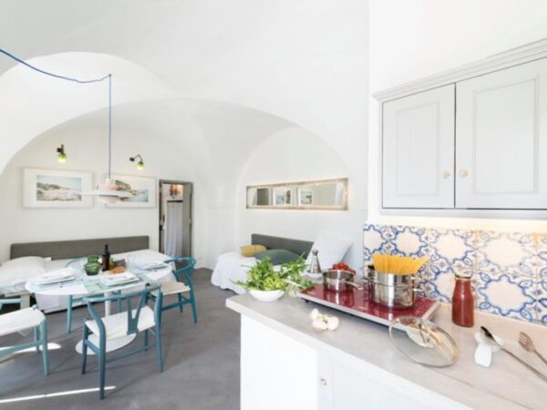 Apulian Design Apartments Living Area with The Little Voyager