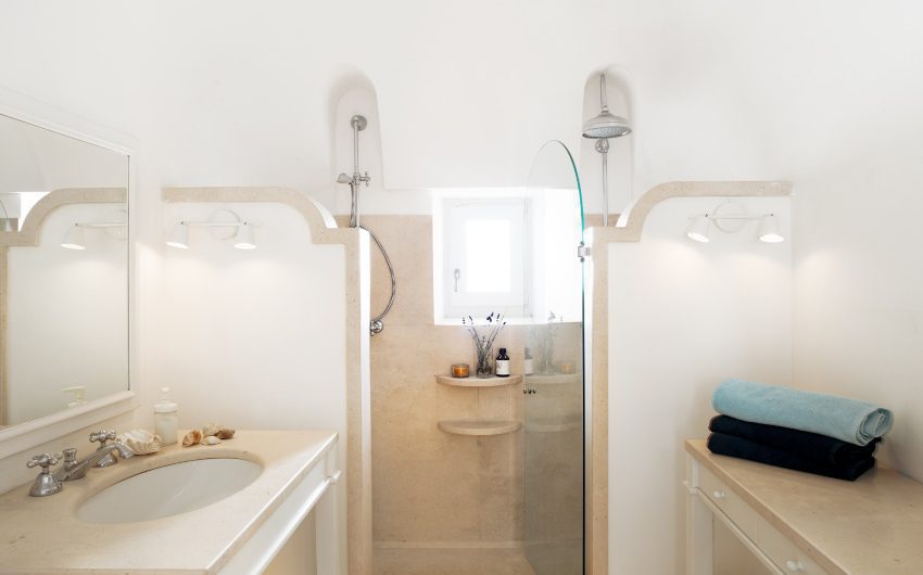 Apulian Twin Villas Bathroom inside Trullo