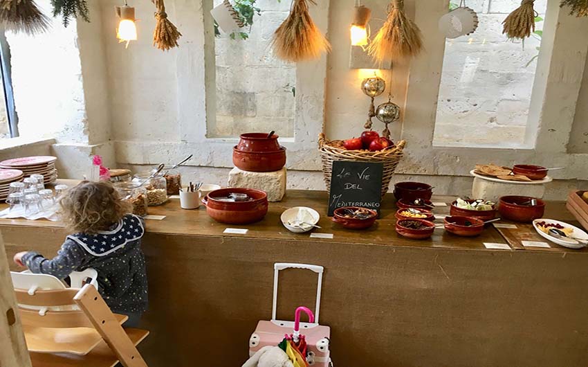 Borgo Egnazia Breakfast Table with The Little Voyager