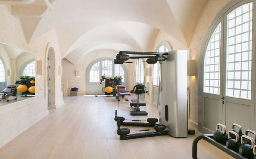 Borgo Egnazia Gym with The Little Voyager