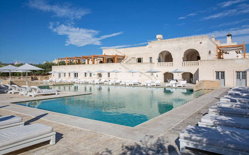 Borgo Swimming Pool with The Little Voyager