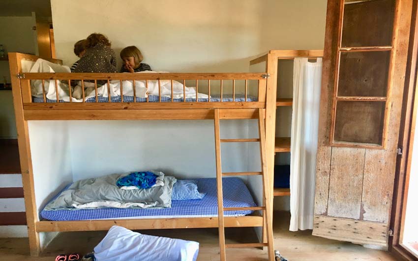 Catalan Rural Escape Bunk Beds with The Little Voyager