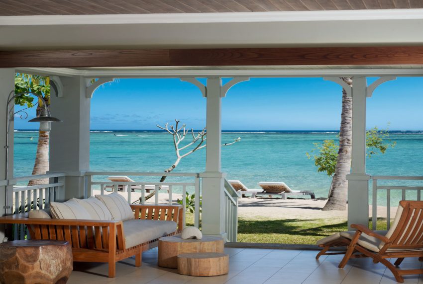 Terrace with ocean view