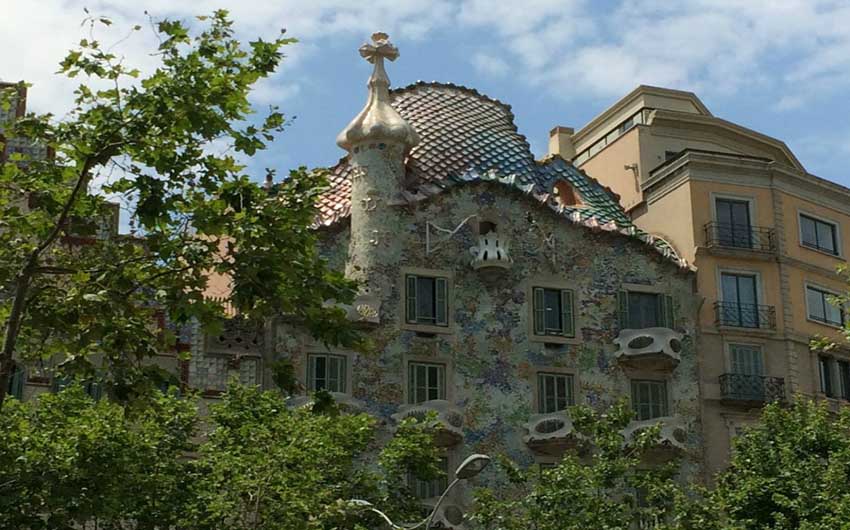 Mas Salagros Gaudi Casa Batlio in Barcelona with The Little Voyager