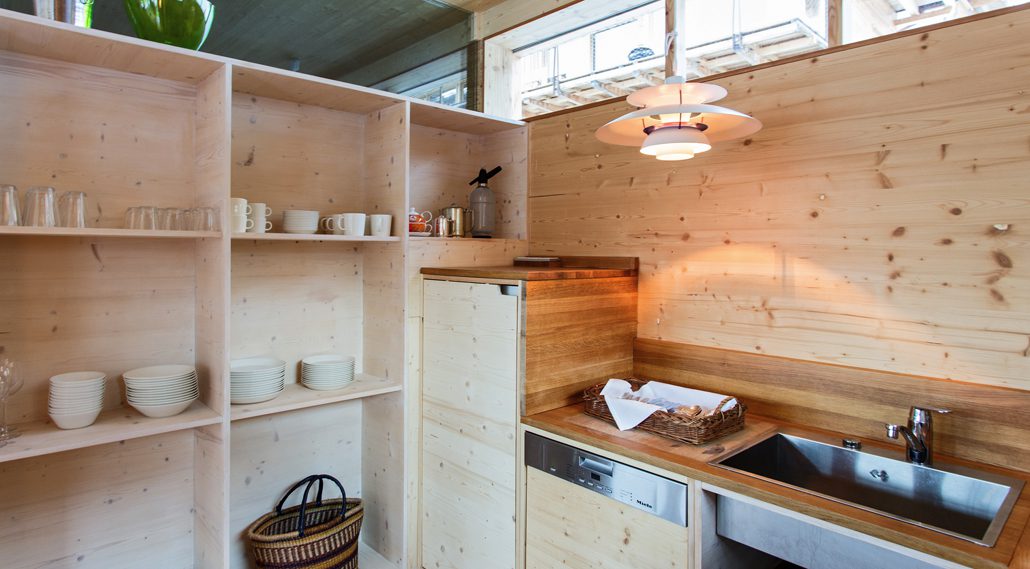 Kitchen at Alpine Loft Haus Hirt