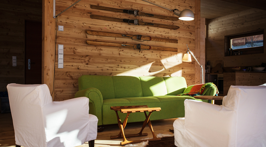 Living area at Alpine Loft Haus Hirt