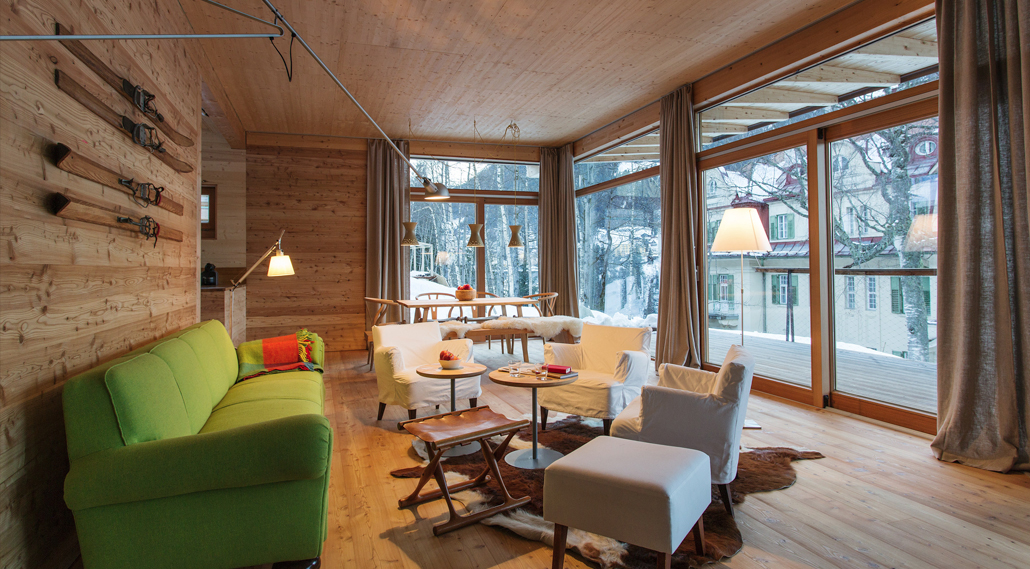 Living room at Alpine Loft Haus Hirt