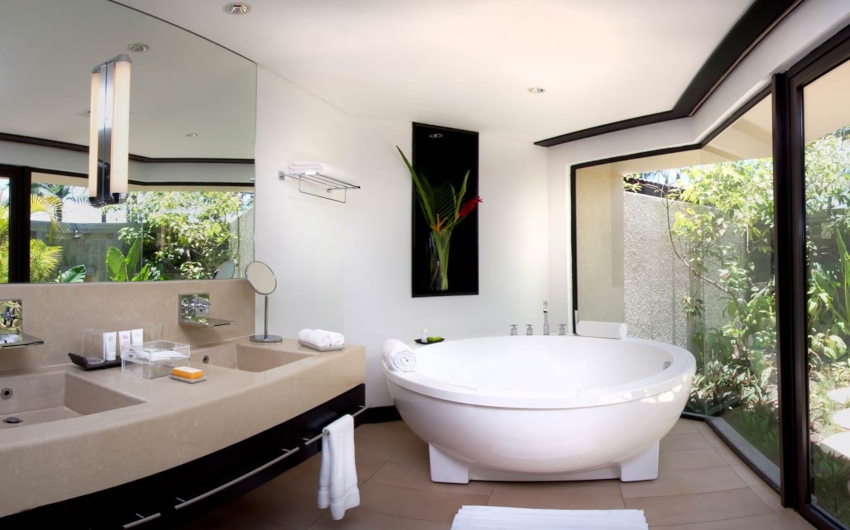 Luxury bathroom in villa