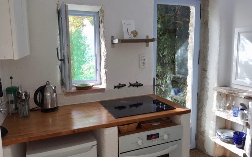 The French Gites Cottage Kitchen with The Little Voyager