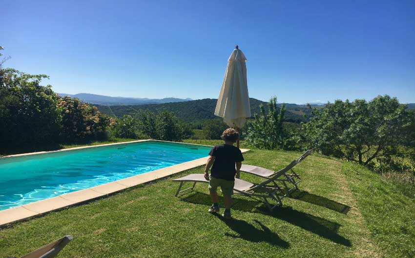 The French Gites Poolside with The Little Voyager