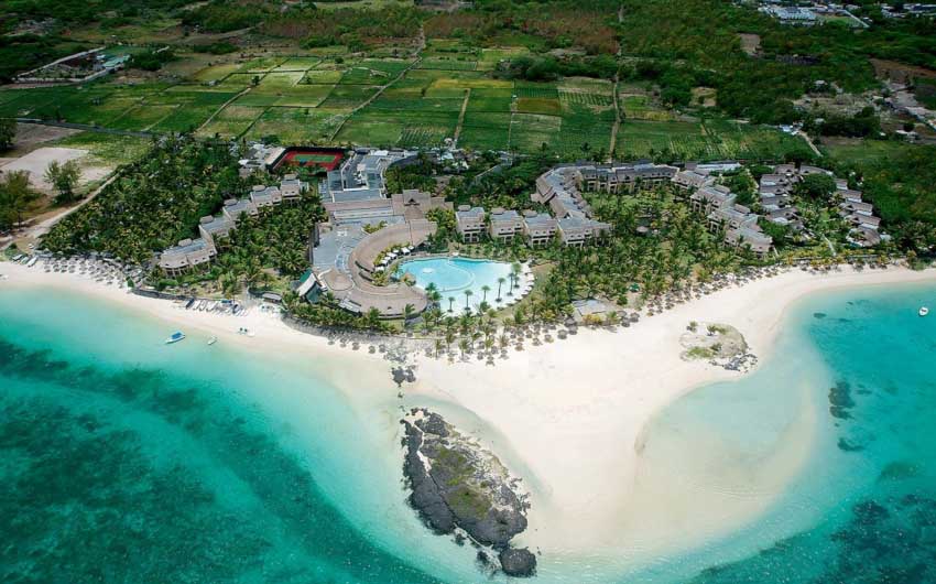 Lux Belle Mare Resort View from the Sky with The Little Voyager