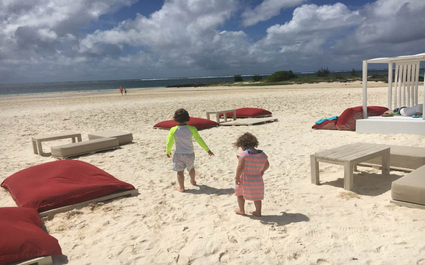 Lux Belle Mare Resort Beach with The Little Voyager