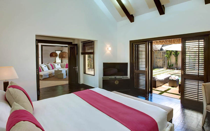 Lux Belle Mare Resort Villa Double Bedroom with The Little Voyager