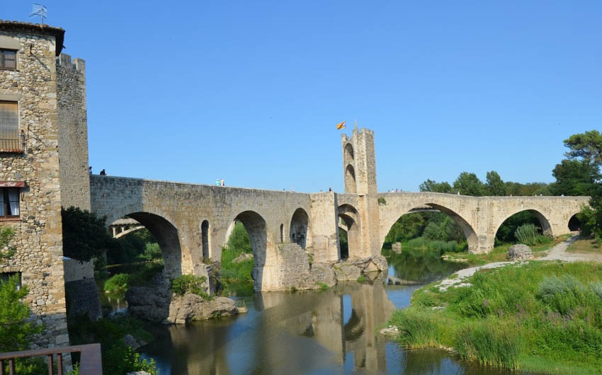 Girona Roman Bridge with The Little Voyager