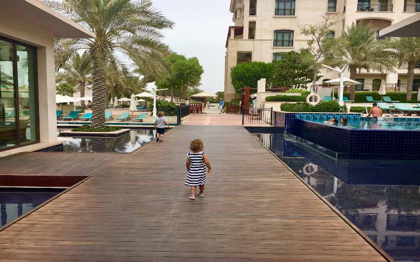 St. Regis Saadiyat Resort Jacuzzi with The Little Voyager