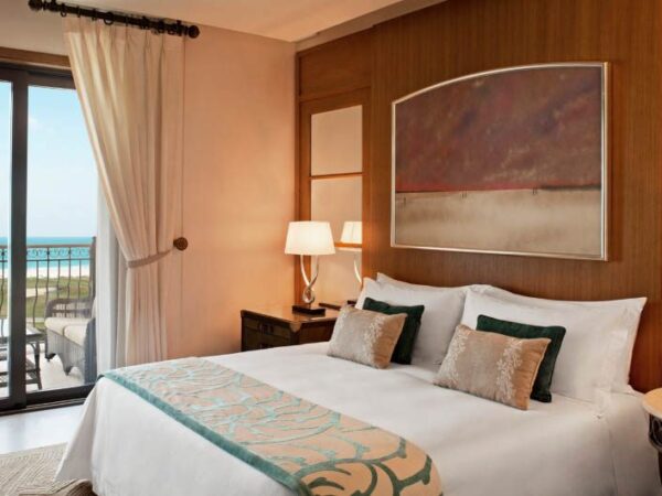 St. Regis Saadiyat Resort's Ocean Suite Bedroom with The Little Voyager