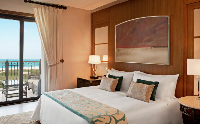 St. Regis Saadiyat Resort's Ocean Suite Bedroom with The Little Voyager