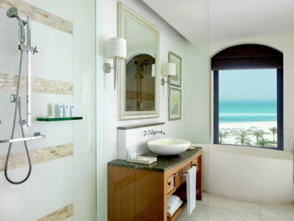 St. Regis Saadiyat Resort's Premium Sea View Bathroom with The Little Voyager
