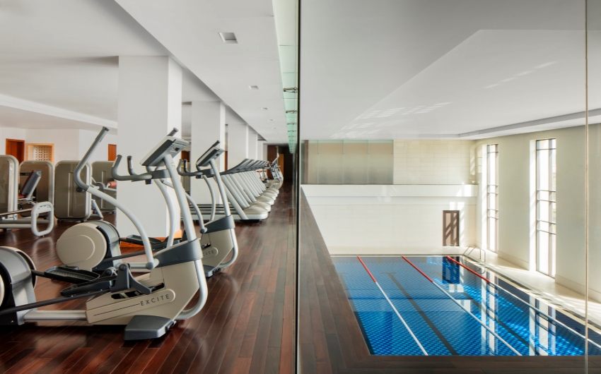 Fitness club in hotel