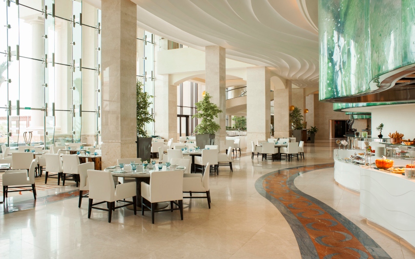Elegant restaurant in hotel