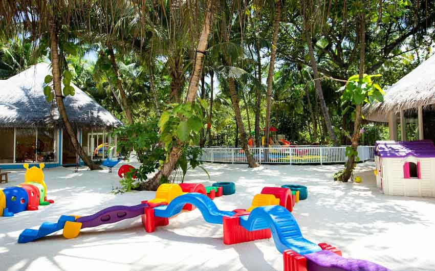 Niyama Private Islands Beach Play Area with The Little Voyager