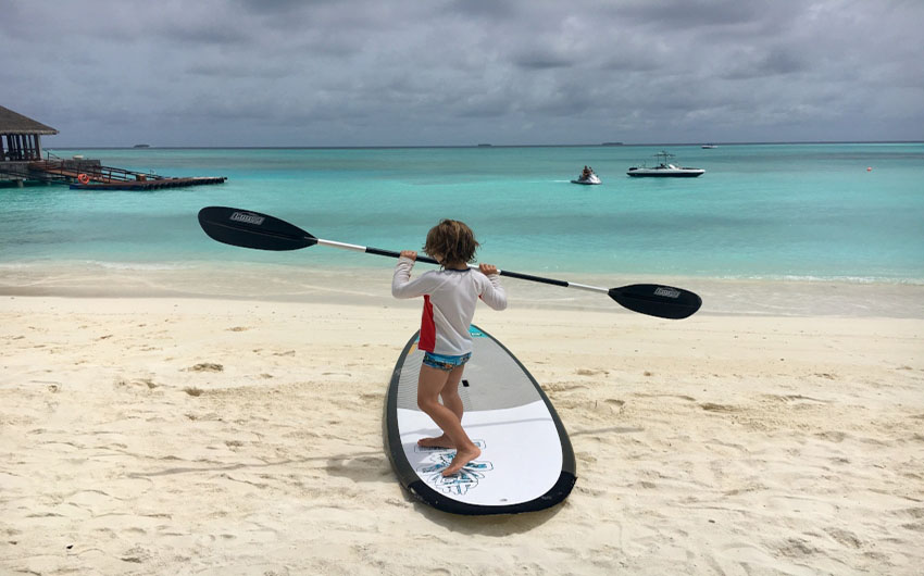 Niyama Private Islands Beach Sports with The Little Voyager