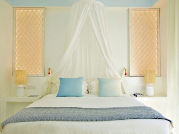 Algarvian Hideaway Family Suite Master Bed with The Little Voyager