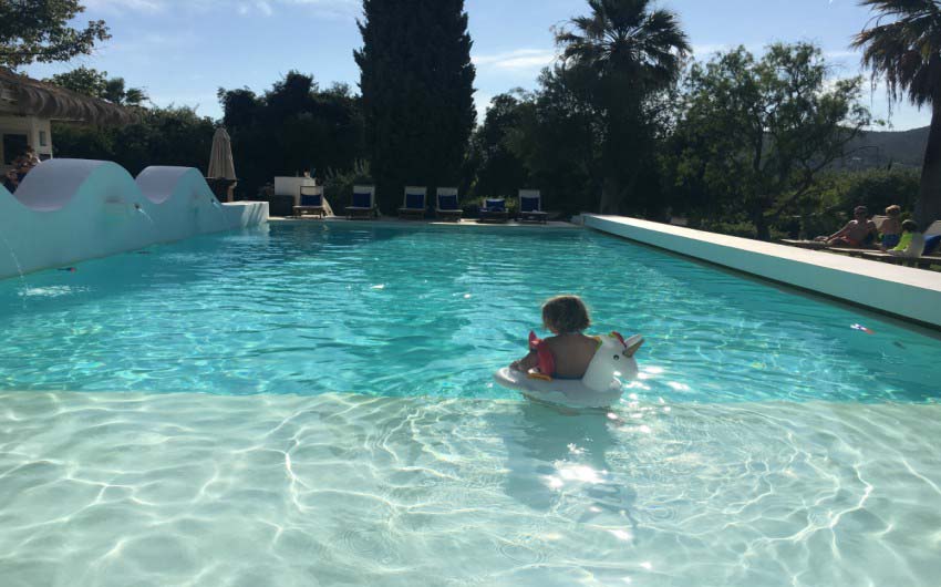 Algarvian Hideaway Swimming Pool with The Little Voyager