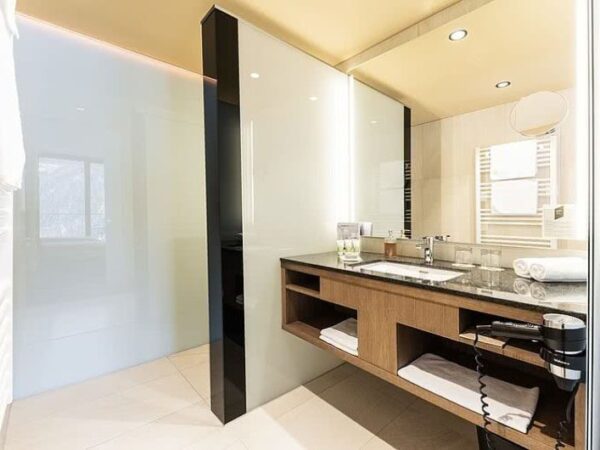Austrian Mountain Resort Classic Bathroom with The Little Voyager