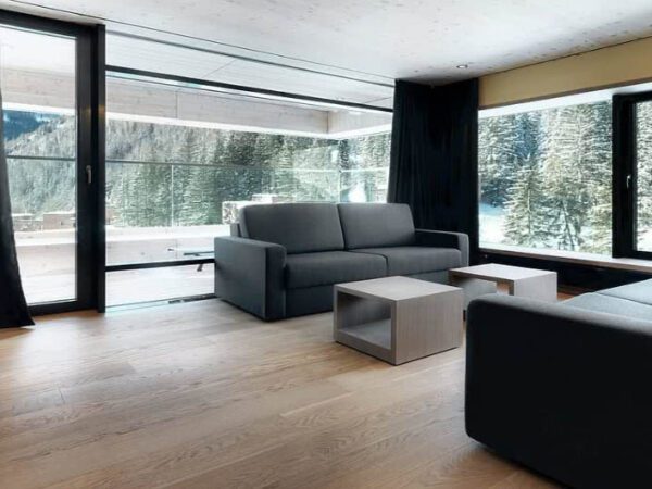 Austrian Mountain Resort Tower Suite Lounge with The Little Voyager