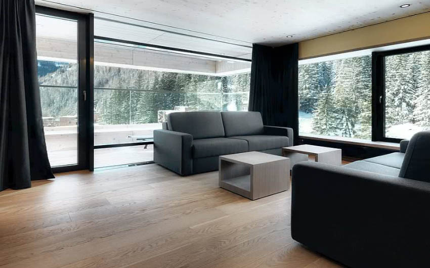 Austrian Mountain Resort Tower Suite Lounge with The Little Voyager