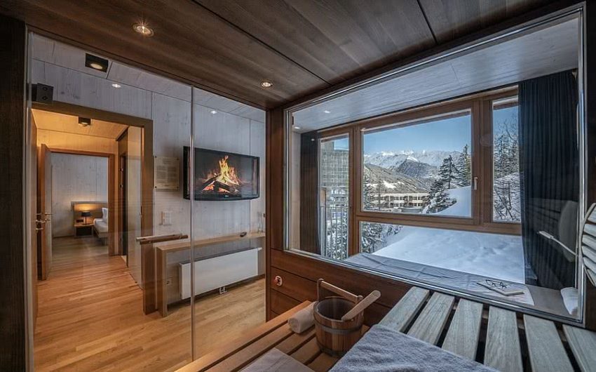 Sauna in chalet