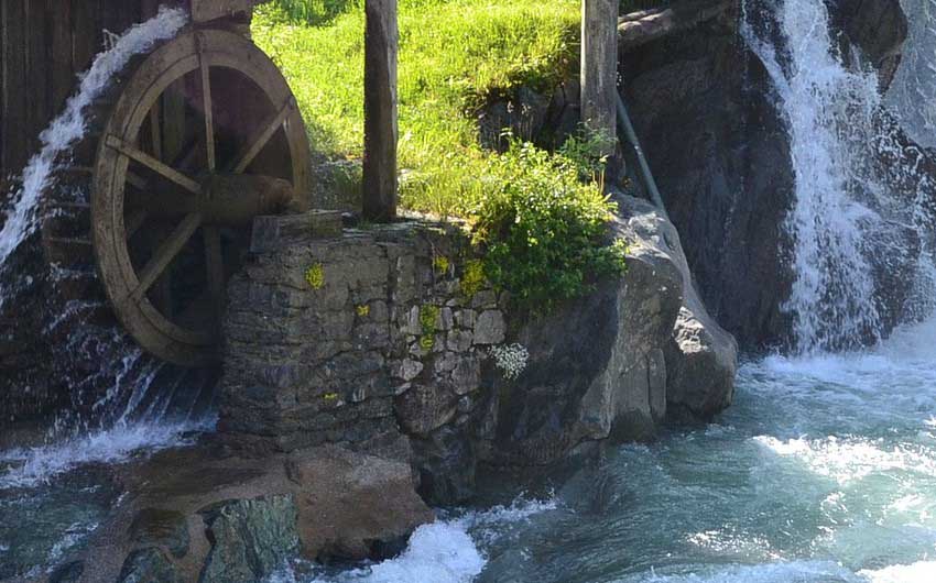 East Tyrol Waterfall with The Little Voyager