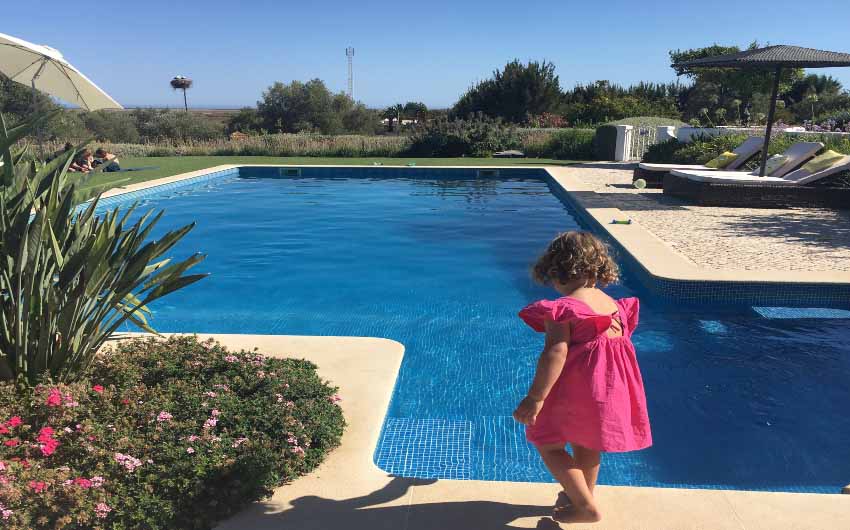 Algarvian Nature Pool with The Little Voyager