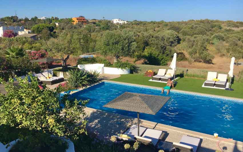 Algarvian Nature Swimming Pool with The Little Voyager