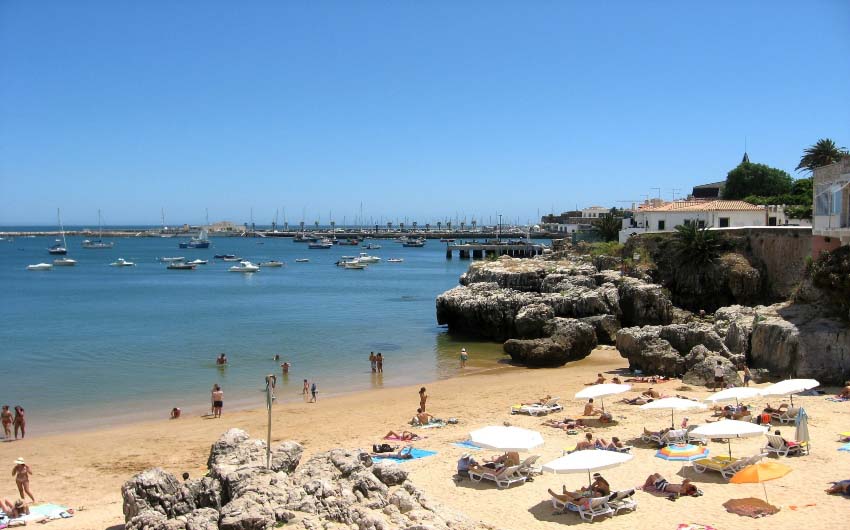 Greater Lisbon's Cascais Beach with The Little Voyager